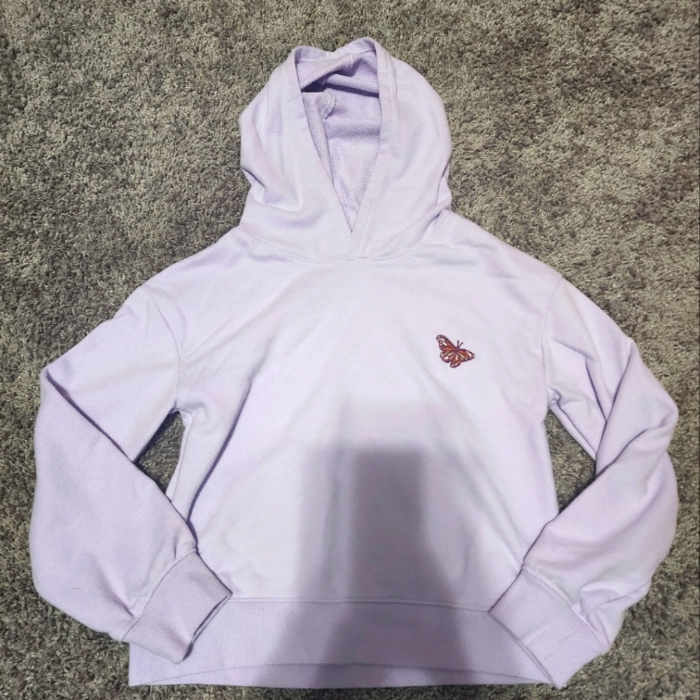 Girls size M purple hoodie - Picture 1 of 3